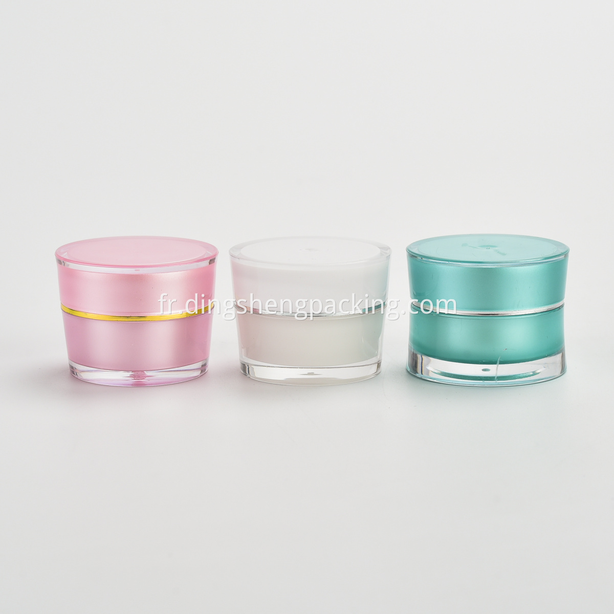 Round Shape Luxury Cosmetics Cream Empty Acrylic Jar